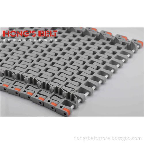 Packaging Industry Turning Modular Conveyor Belt with